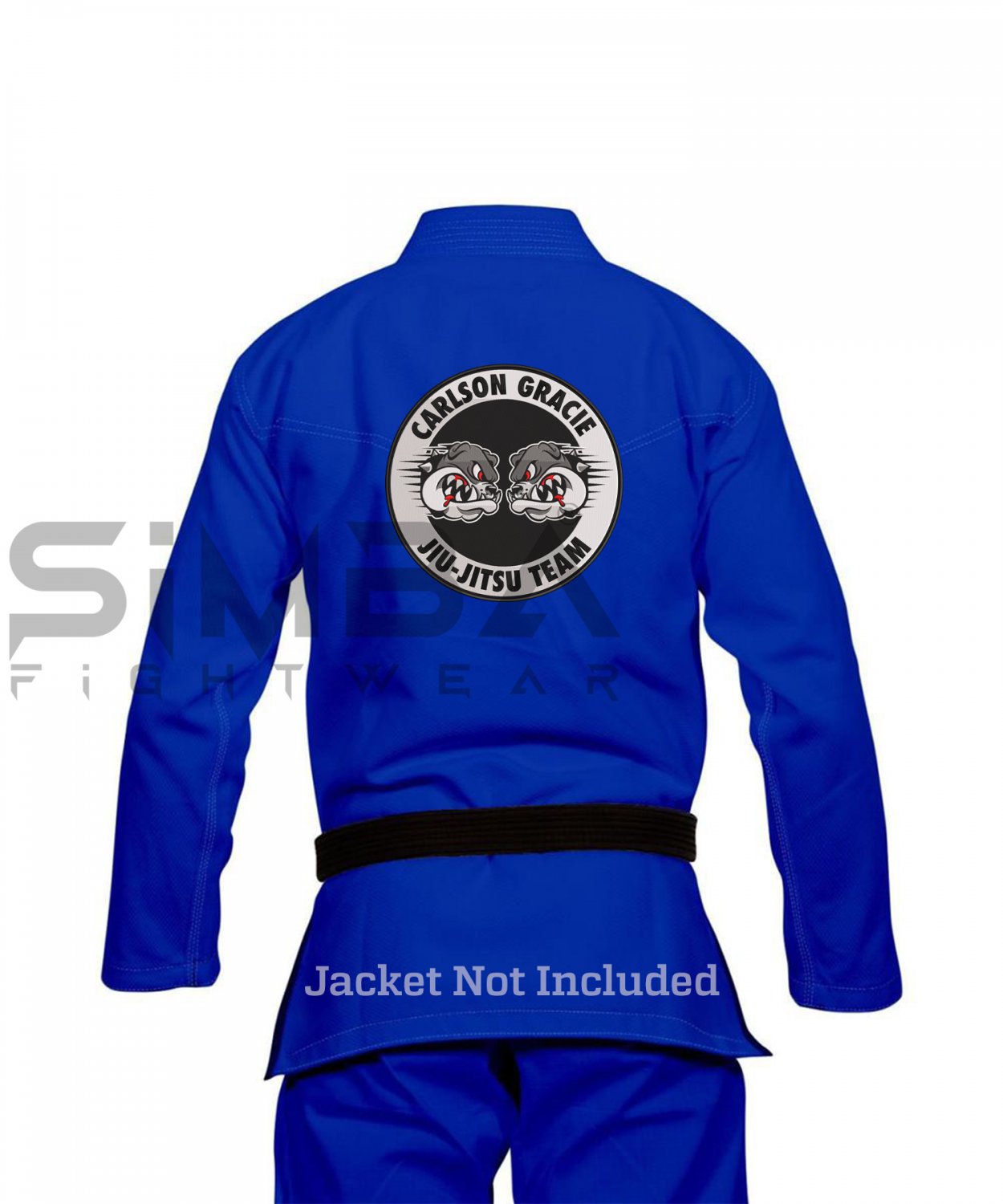 Bjj CARLSON GRACIE Embroidery Patch Large Grappling Gracie Gi Patch Bjj