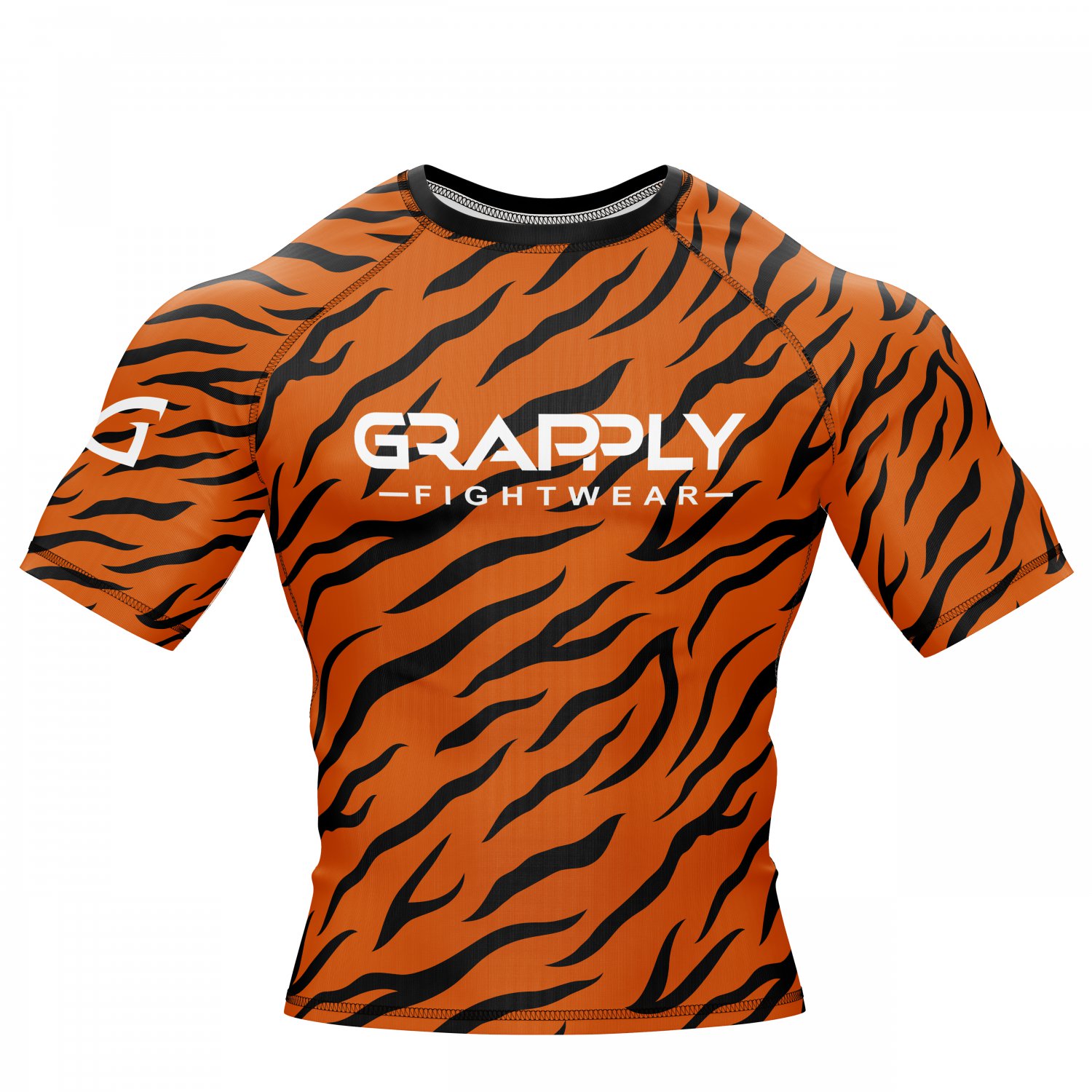 BJJ Tiger Rashguard Compression shirt Grappling Jiujitsu Rashguard MMA Training Rashguard