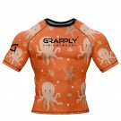 BJJ Octopus Rash guard Jiujitsu Grappling Rash guards BJJ Club Training Rash guard