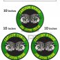 Large Carlson Gracie BJJ Patches Gracie Jiujitsu BJJ Embroidery Patches Pack 3