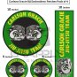 Carlson Gracie BJJ Patches Jiujitsu Gi Patches BJJ Embroidery Patches Pack of 4