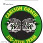 Carlson Gracie BJJ Patches Jiujitsu Gi Patches BJJ Embroidery Patches Pack of 4