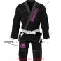 Pink BJJ Gi Patches Renzo Gracie Embroidery Patches BJJ Gracie Patches Full Set