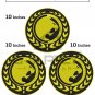 Renzo BJJ Gi Patches Gracie Embroidery Patches BJJ Gi Embroidery Patches Pack 3