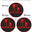 Checkmat BJJ Kimono Patch BJJ Checkmat Patches Jiujitsu Gi Embroidery Patches Pack of 3