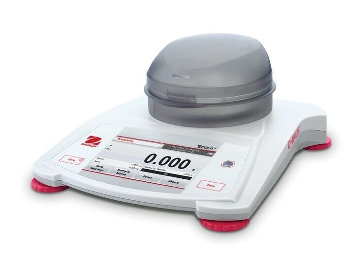 Ohaus Scout&Acirc;&reg; STX223 AM Portable Balance, 220g x 0.001g (30253006) - Draft Shield