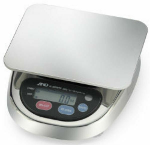 A&D-HL-WP Series Compact Bench Scale HL-1000WPF 1000g x 0.5g