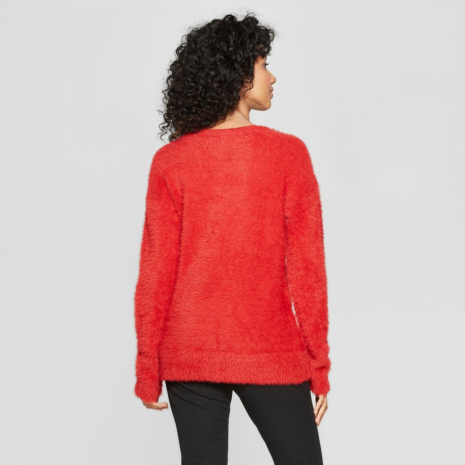 eyelash pullover sweater