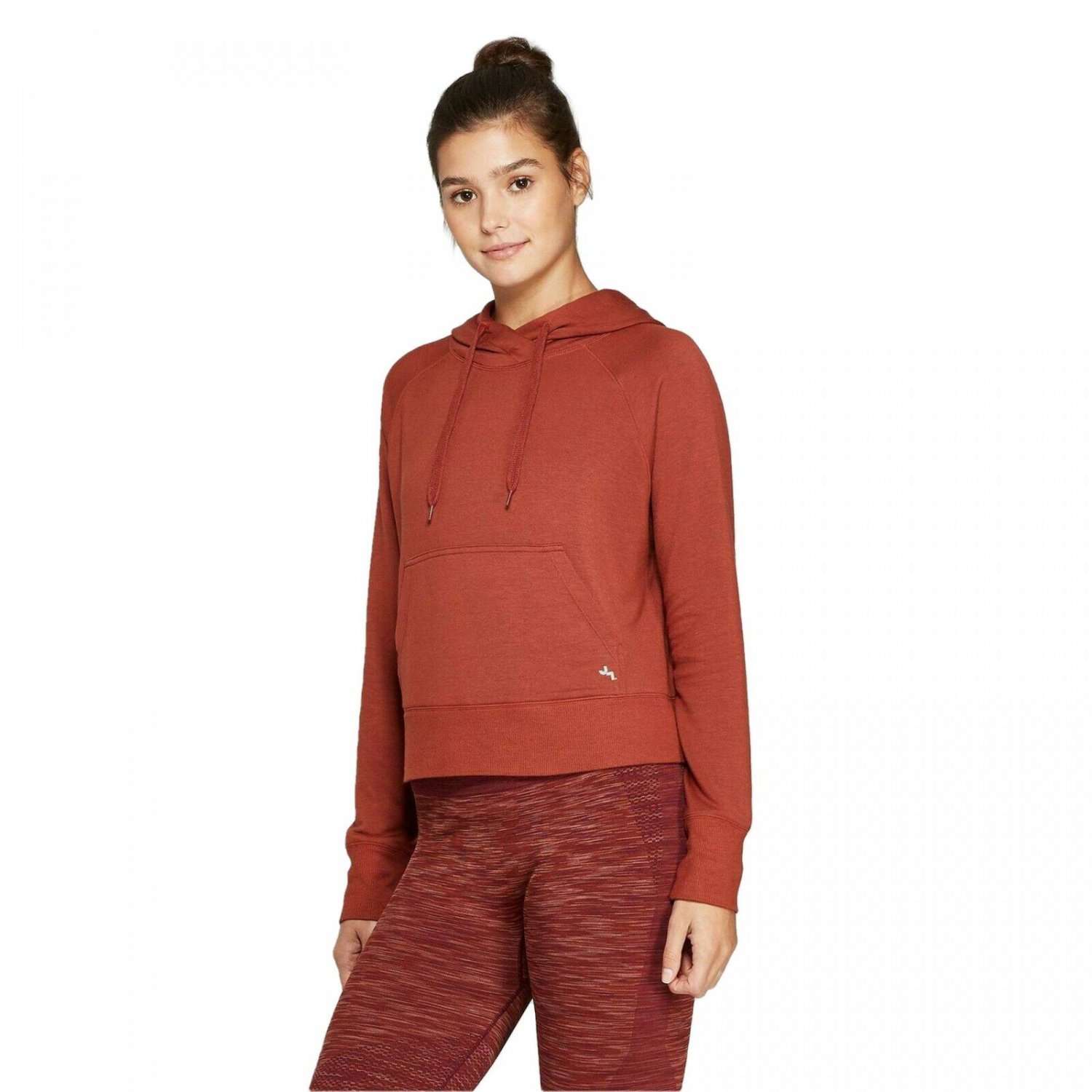 JoyLab Women's Cozy Layering Hooded Sweatshirt XXLarge Sherry