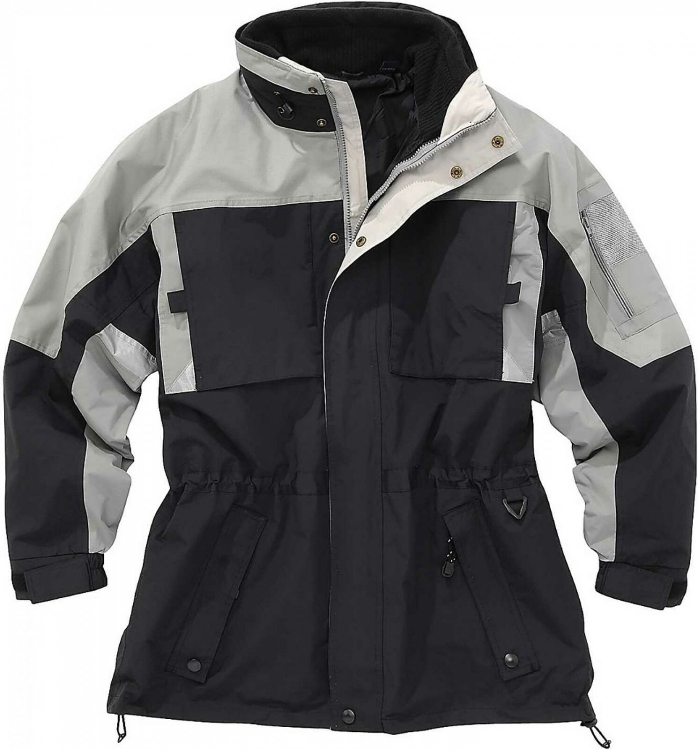 Rivers End 3/4Length 3in1 Jacket Black / Grey Small