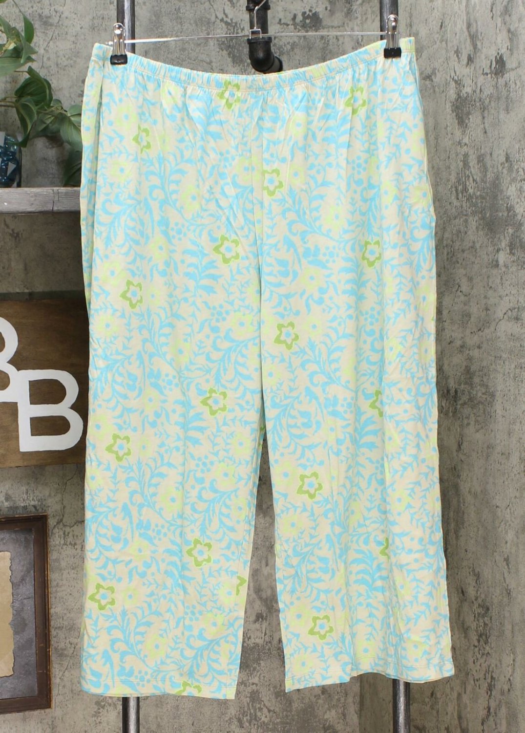 plus size capri sleep pants