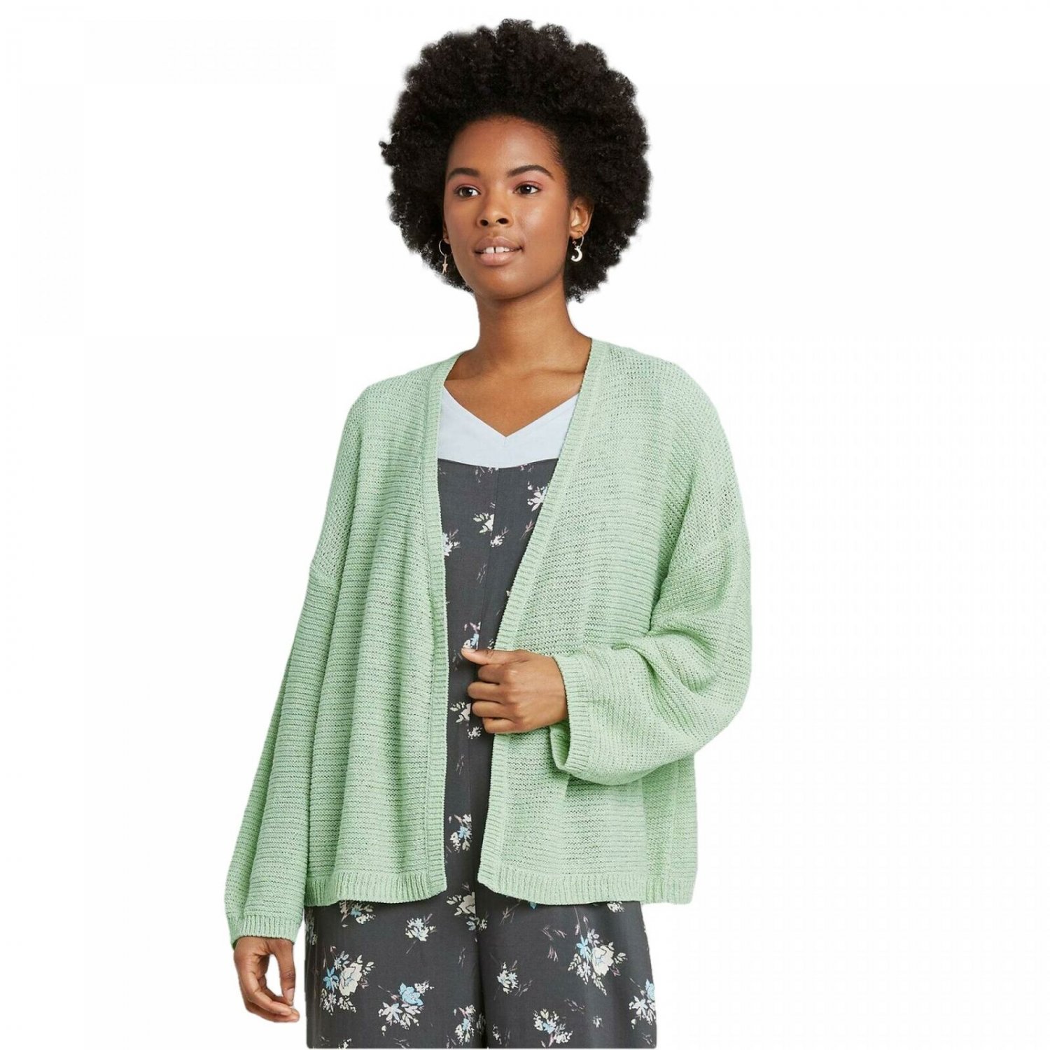 wild fable women's puff sleeve double ruched