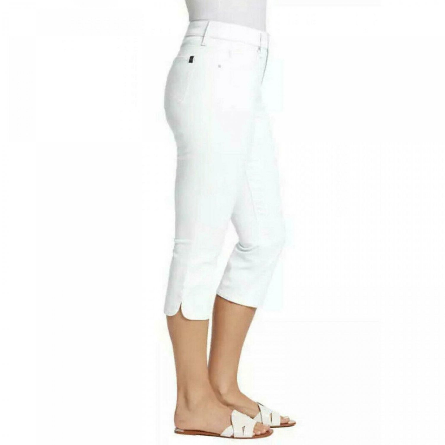 slimming white jeans