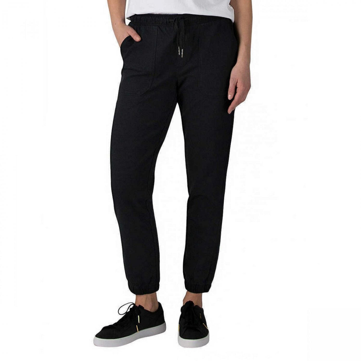 women's woven track pants