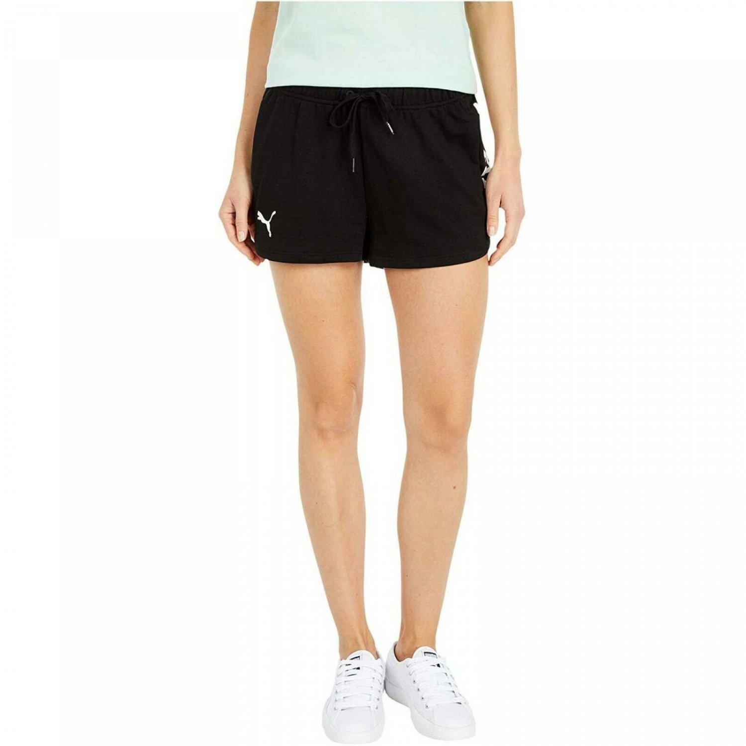 puma knit shorts