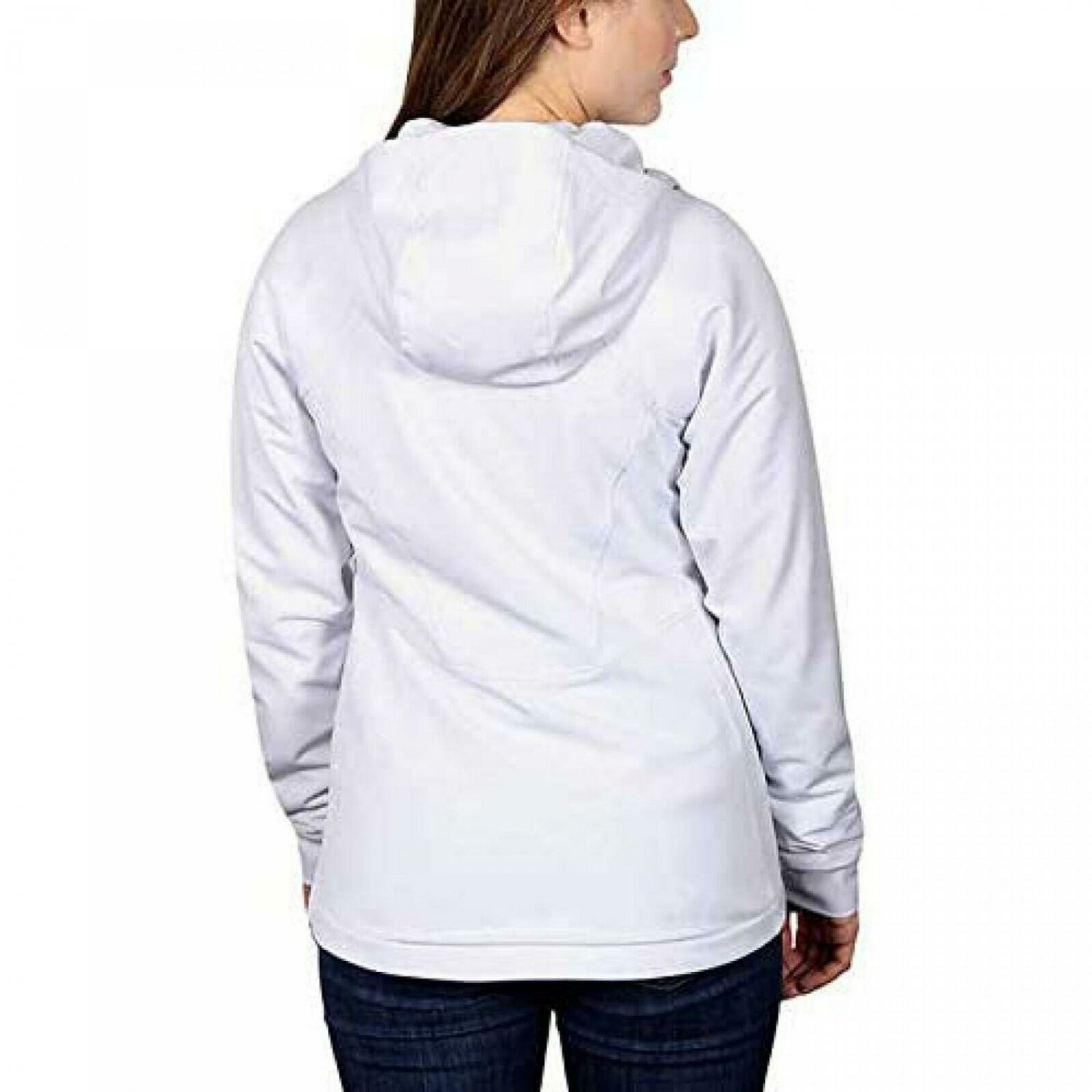 Kirkland Signature Women's Plush Fleece Lined Soft Shell Jacket White Small