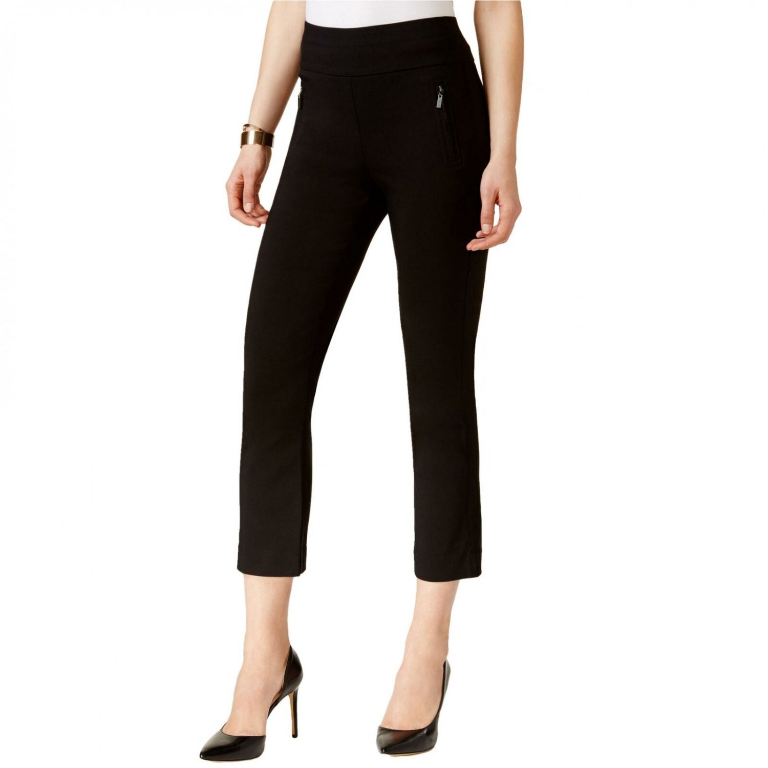 INC International Concepts Women's Petite Cropped Skinny Pants 2 Petite ...