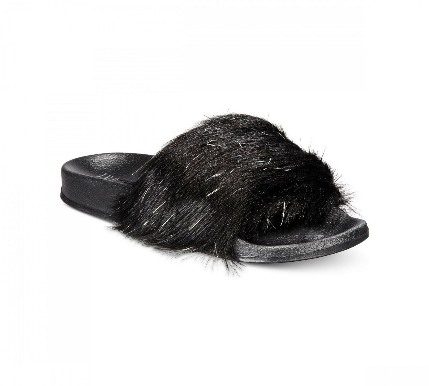 black slider slippers womens