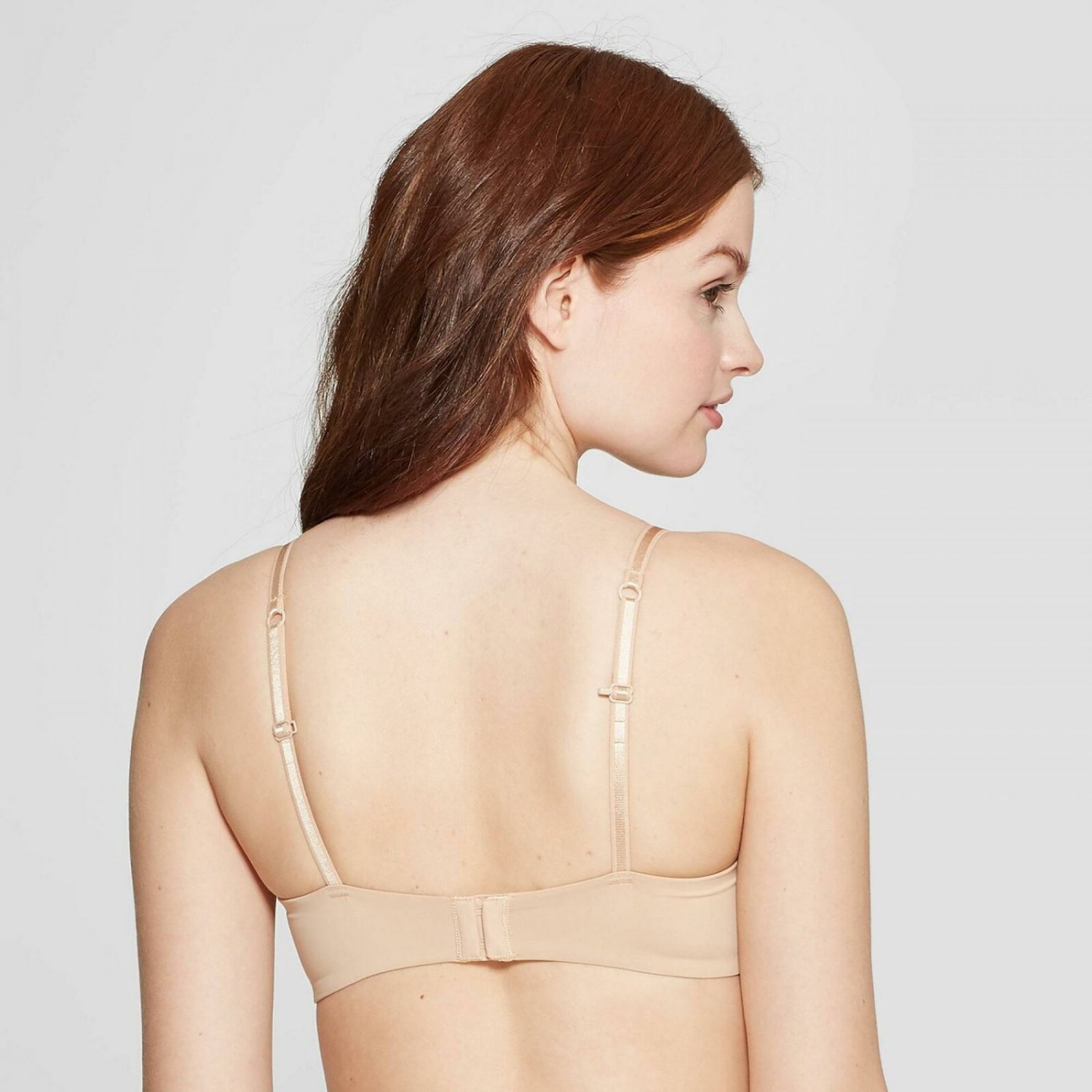 Auden Women's Nursing Wirefree Bra 34DD Pearl Tan