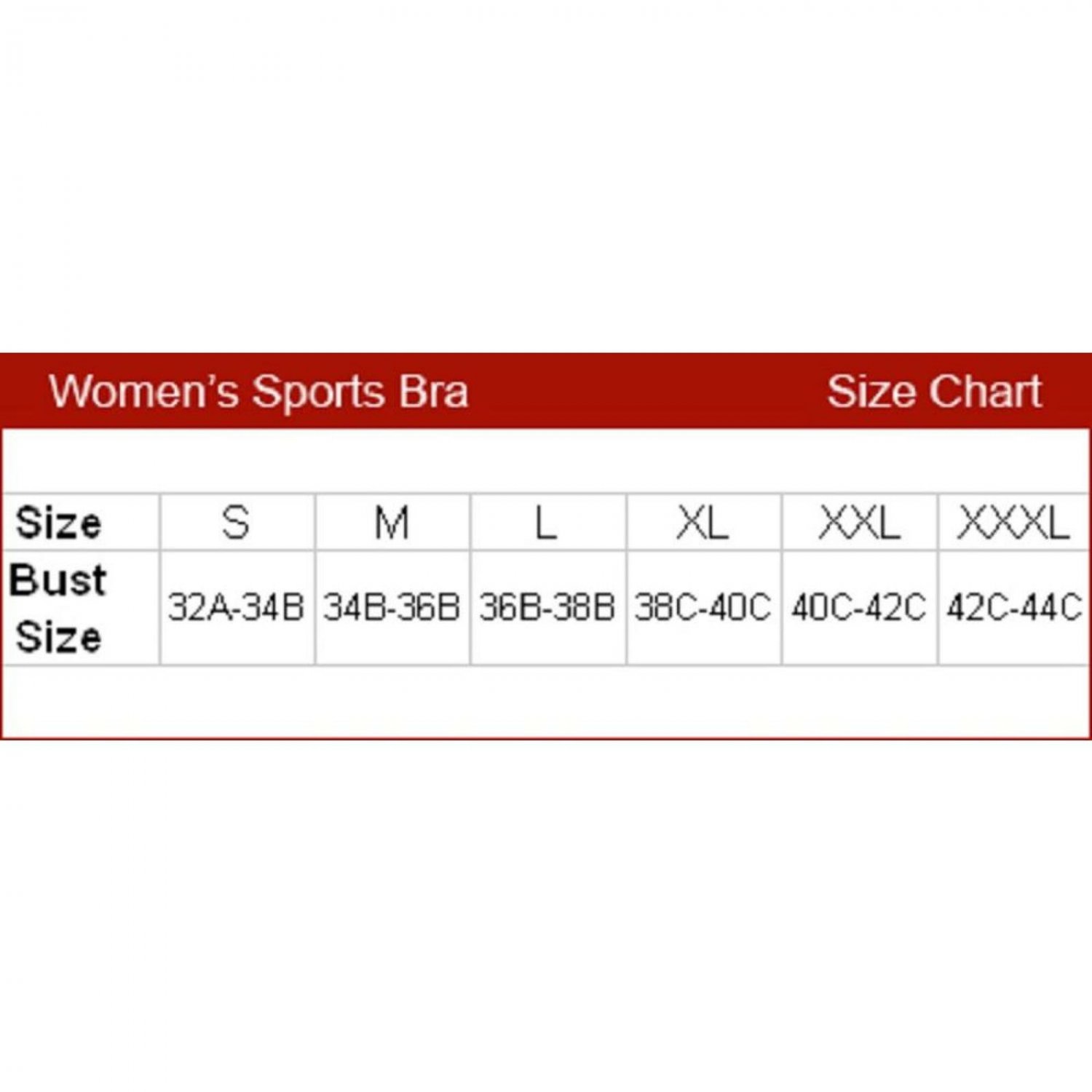puma seamless sports bra sizing