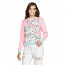 Well Worn Women's Chillin With My Snowmies Ugly Christmas Sweater Small Pink