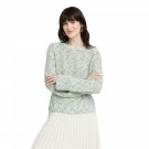 A New Day Women's Crewneck Color Effect Pullover Sweater XX-Large Green Multi
