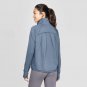 C9 Champion Women's Training Herringbone Fleece Full Zip Track Jacket X-Small Blue Multi