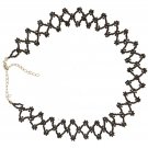 ZUZIFY Women's Simple Adjustable Beaded Choker Necklace Black
