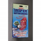 Just Snap Em Button Shoe Charms 0051 Silver Jewel Round