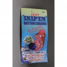 Just Snap Em Button Shoe Charms 0043 Blue Jewel Square