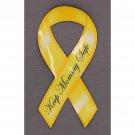Ruffin Flag Support Our Military Car Magnet Keep Mommy Safe (Yellow)