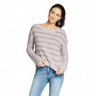 Xhilaration Women's Eyelash Knit Pullover Sweater Purple Medium Medium