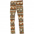 B_Envied Women's  Casual Jersey Knit Pants Beige Aztec Small