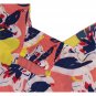 Notations Women's Plus Size Floral V-Neck Layered Tank Top Blouse  Pink / Navy / Yellow Plus 1X