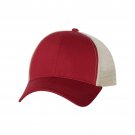 Econscious Organic Cotton Mesh Back Trucker Cap One Size Red/ Oyster