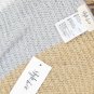 Style & Co Women's Rib Colorblock Striped Knit Muffler Scarf Ivory / Gray / Beige