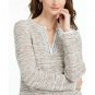 Style & Co. Women's Crochet Trim Tunic Sweater Medium Multi Spacedye