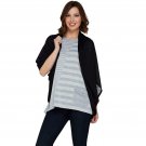 Kimini 4-in-1 Year Round Fashion Wrap Scarf Accessory Mini Black