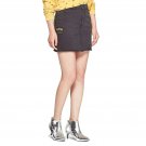 Junk Food Women's Def Leppard Patch Denim Jean Mini Skirt 5 Washed Black