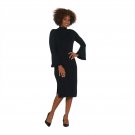 Isaac Mizrahi Live! Women's Bell Sleeve Sweater Dress XX-Small Black