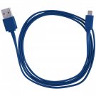 Onn Sync and Charge Micro USB Cable Cord Power 3.5 ft Foot Feet 1M Blue