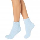 Charter Club Women's Lace Trim Supersoft Socks 9-11 Blue