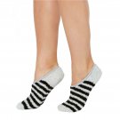Charter Club Women's Colorblocked Fuzzy Cozy Socks. 100034057 9-11 Black