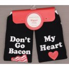 Charter Club Women's Don't Go Bacon My Heart Funny Slipper Socks