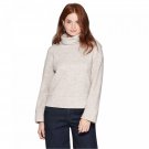 A New Day Women's Regular Fit Long Sleeve Turtleneck Fleece Sweater X-Large Tan Heather