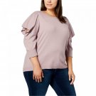 Love Scarlett Women's Plus Size Cutout Sleeve Sweater Plus 2X Iris Mauve