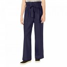 Material Girl Women's Tie Waist Paperbag Palazzo Pants Small Eclipse