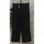 DG2 by Diane Gilman Women's Stretch Linen Blend Crop Pants X-Small Black
