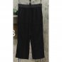DG2 by Diane Gilman Women's Stretch Linen Blend Crop Pants X-Small Black