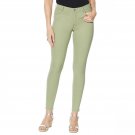 Skinnygirl Women's Empower Stretch Mid Rise Skinny Jeans 32 Army Sage